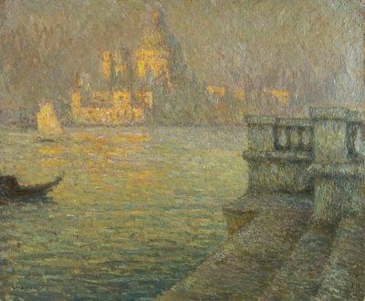 La Salute, Benátky od Henri Eugene Augustin Le Sidaner