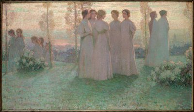 Neděle (malba na plátně) od Henri Eugene Augustin Le Sidaner