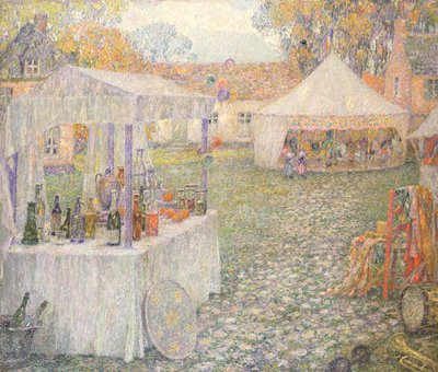 The Booths od Henri Eugene Augustin Le Sidaner