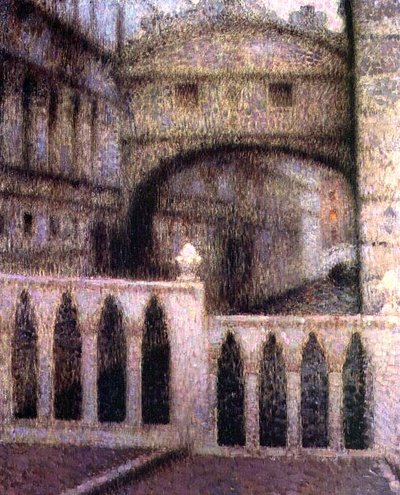 Most vzdechů od Henri Eugene Augustin Le Sidaner