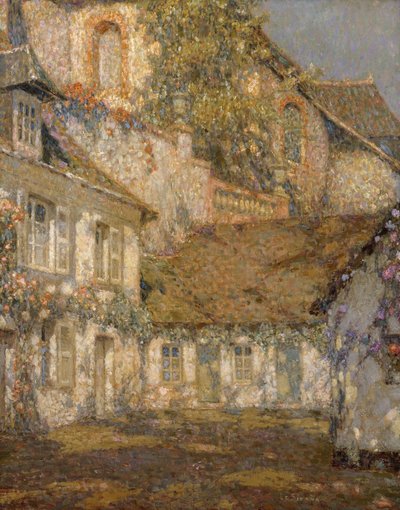 Dům pod kostelem; Dům pod kostelem od Henri Eugene Augustin Le Sidaner