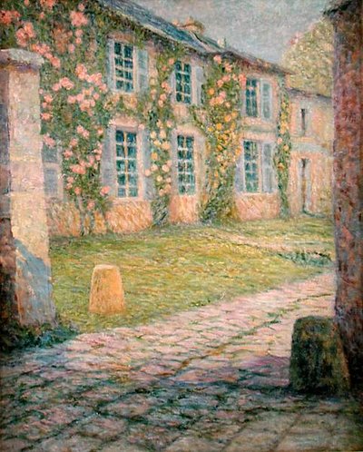 Dům s růžemi, Versailles od Henri Eugene Augustin Le Sidaner