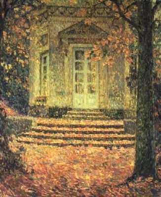 Hudební pavilon od Henri Eugene Augustin Le Sidaner