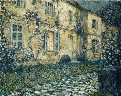 Letní dům; Letní dům od Henri Eugene Augustin Le Sidaner