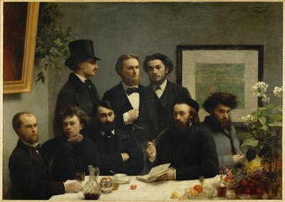 Coin de table (malba na plátně) od Henri Fantin-Latour