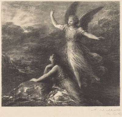 Debut z "Ráje a peri" (2. tabule) od Henri Fantin-Latour