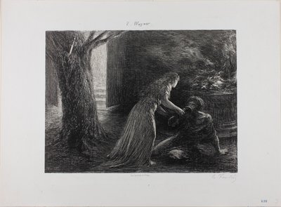 Debut Valkyrie od Henri Fantin-Latour