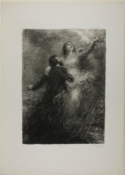 Finále létajícího Holanďana, druhá deska od Henri Fantin-Latour