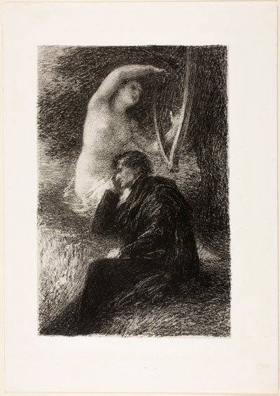 Lélio: Liparská harfa, od Hectora Berlioze, sa vie et ses oeuvres od Henri Fantin-Latour