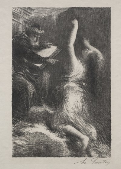 Parsifal, dějství II: Evokace Kundry od Henri Fantin-Latour