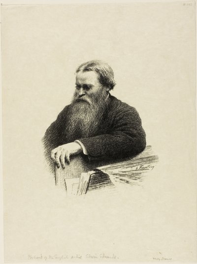Portrét umělce Edwina Edwardse od Henri Fantin-Latour