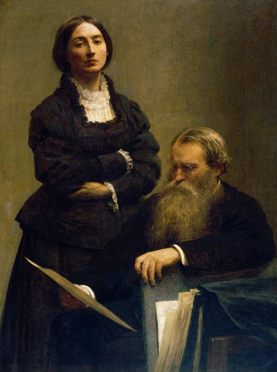 Portrét M. a paní Edwardsových od Ignace Henri Jean Fantin Latour