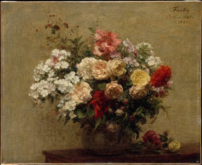 Letní květiny od Henri Fantin-Latour