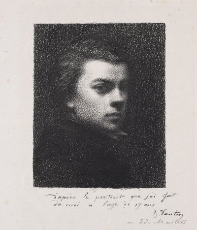 Umělec ve věku 17 let od Henri Fantin-Latour