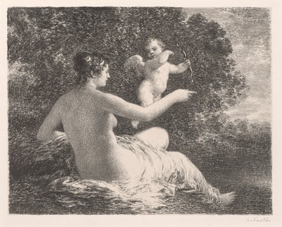 Venuše a Amor od Henri Fantin-Latour