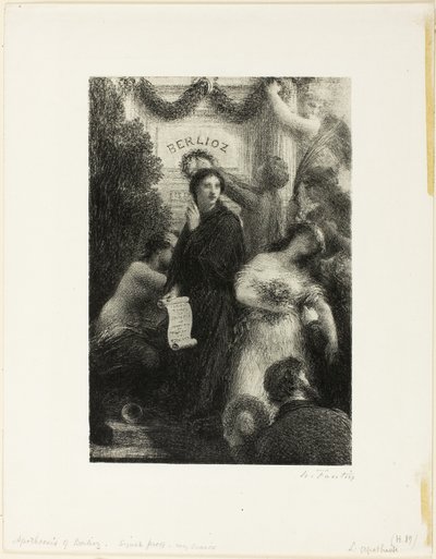 Zbožnění od Ignace Henri Jean Fantin Latour