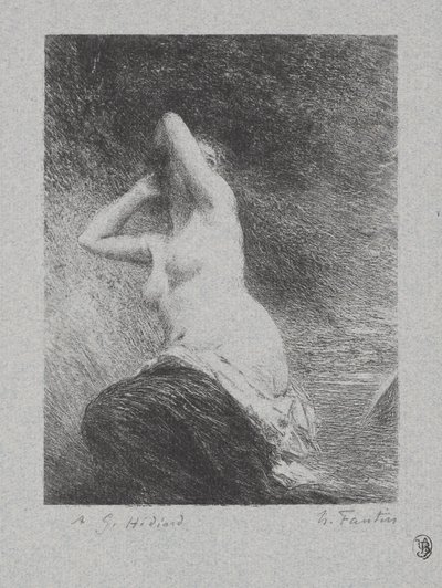 Ariadne od Ignace Henri Jean Fantin-Latour