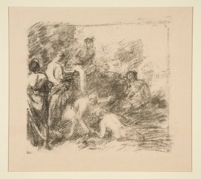 Koupající se od Ignace Henri Jean Fantin Latour