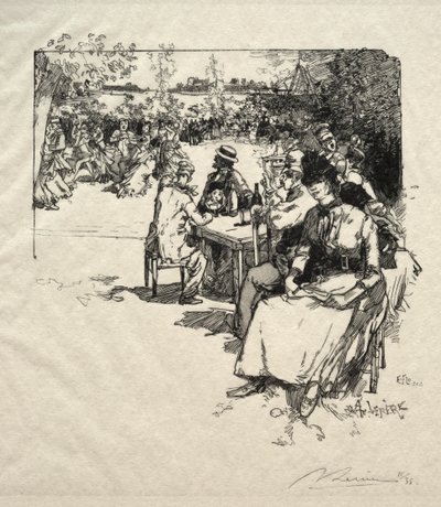 Ples na Point du Jour od Ignace Henri Jean Fantin Latour