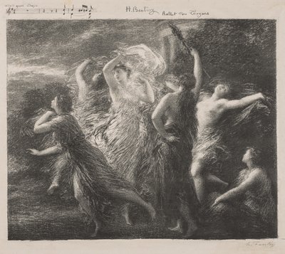 Ballet du Troyons od Ignace Henri Jean Fantin Latour