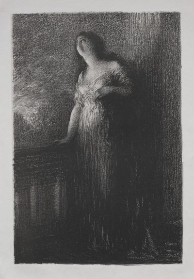 Svěřování se v noci od Ignace Henri Jean Fantin Latour