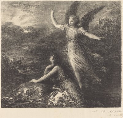 Debut z "Paradise and the Peri" (2. deska) od Ignace Henri Jean Fantin Latour
