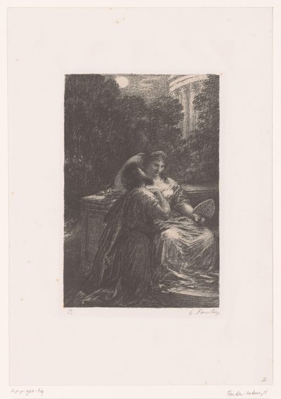 Dido a Aeneas v měsíčním světle Les Troyens v Kartágu. Zákon III. Duo d