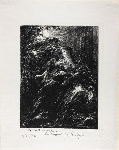 Duet Trojanů, šestá deska od Ignace Henri Jean Fantin Latour