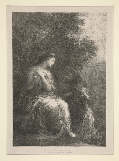 Duo z od Ignace Henri Jean Fantin Latour