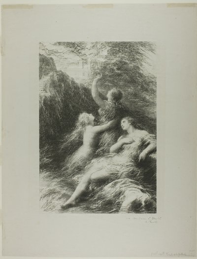 Finále Soumraku bohů od Ignace Henri Jean Fantin-Latour