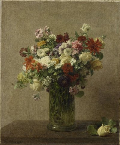 Květiny z Normandie od Ignace Henri Jean Fantin Latour