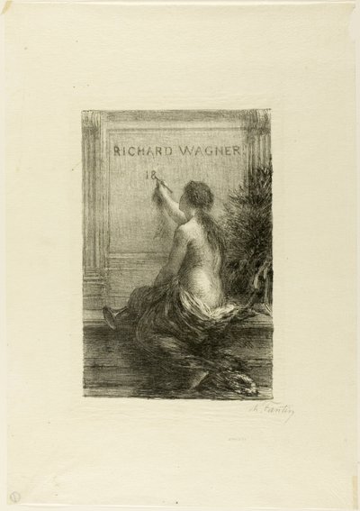 Nesmrtelnost od Ignace Henri Jean Fantin Latour