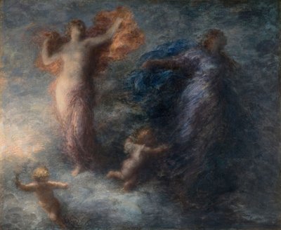 Úsvit a noc, 1894. od Ignace Henri Jean Fantin Latour