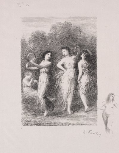 Mladý pacient od Ignace Henri Jean Fantin Latour