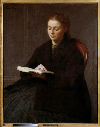Čtení obrazu Henriho Fantina Latoura (Fantin-Latour od Ignace Henri Jean Fantin Latour