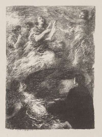 Poslední téma Roberta Schumanna od Ignace Henri Jean Fantin Latour