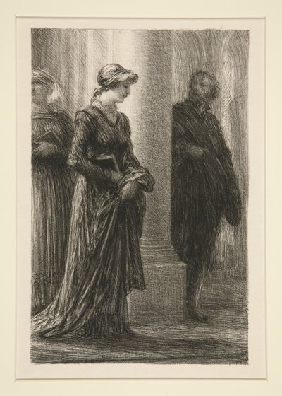 Mistři pěvci z Norimberku: I. dějství, Setkání Walthera a od Ignace Henri Jean Fantin-Latour