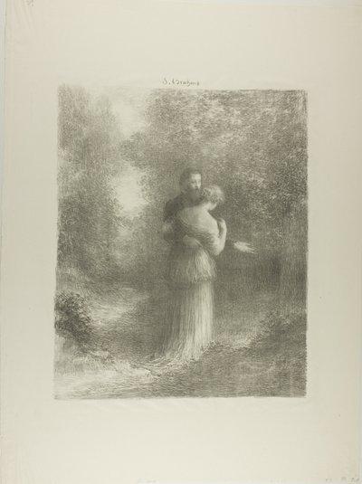 Milostné básně, první deska od Ignace Henri Jean Fantin Latour