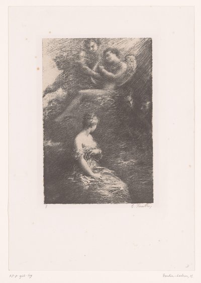 Markétka se zjevuje Faustovi a Mefistovi z nebe La Damnation de Faust. Zjevení Marguerite Život a dílo Hectora Berlioze (název série) od Ignace Henri Jean Fantin-Latour
