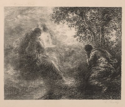 Hudba a poezie od Ignace Henri Jean Fantin Latour