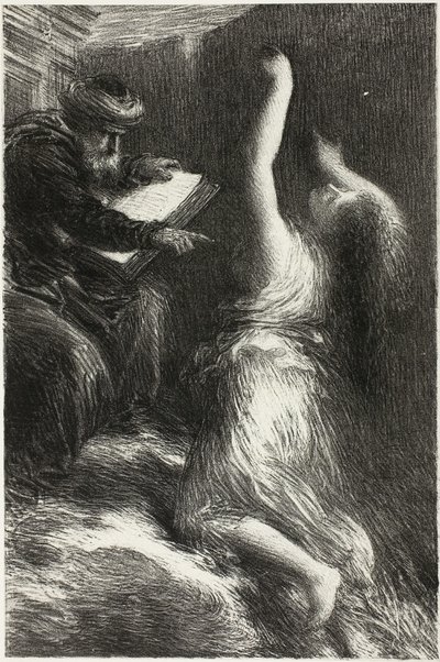Parsifal, dějství II: Evokace Kundry od Ignace Henri Jean Fantin-Latour