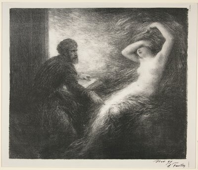 Parsifal: dějství II. Evokace Kundry od Ignace Henri Jean Fantin Latour