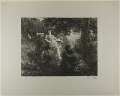 Pastorální od Ignace Henri Jean Fantin-Latour