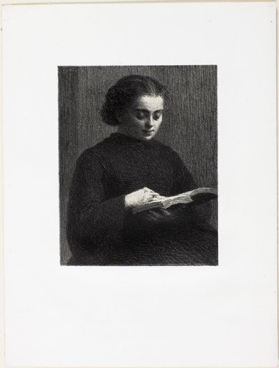Čtení od Ignace Henri Jean Fantin Latour