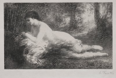 Snění od Ignace Henri Jean Fantin-Latour