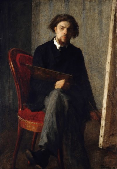 Autoportrét, 1858. od Ignace Henri Jean Fantin Latour