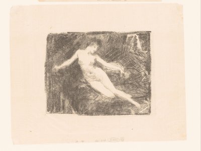 Studie nahé, probouzející se ženy Le Matin od Ignace Henri Jean Fantin Latour