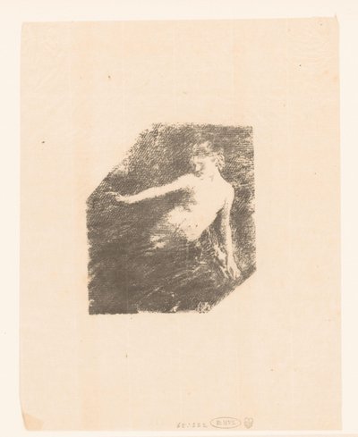 Studie nahé ženy od Ignace Henri Jean Fantin Latour