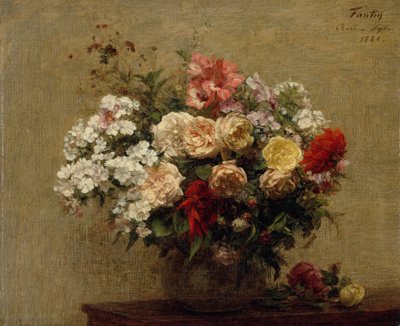 Letní květiny, 1880. od Ignace Henri Jean Fantin Latour