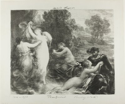 Tannhäuser: Venusberg od Ignace Henri Jean Fantin Latour